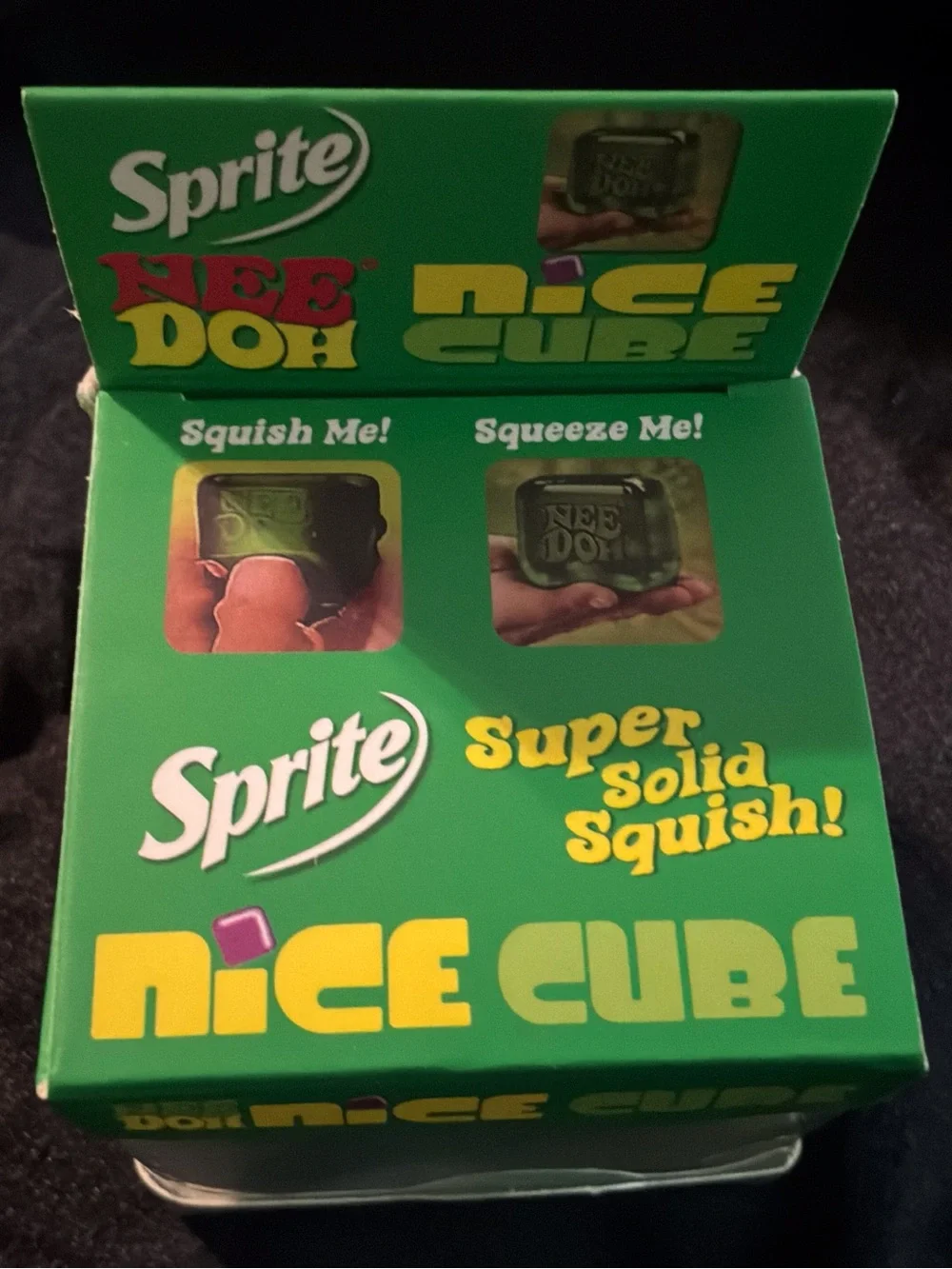 Nice Cube Stress Toy - Sprite Green Edition